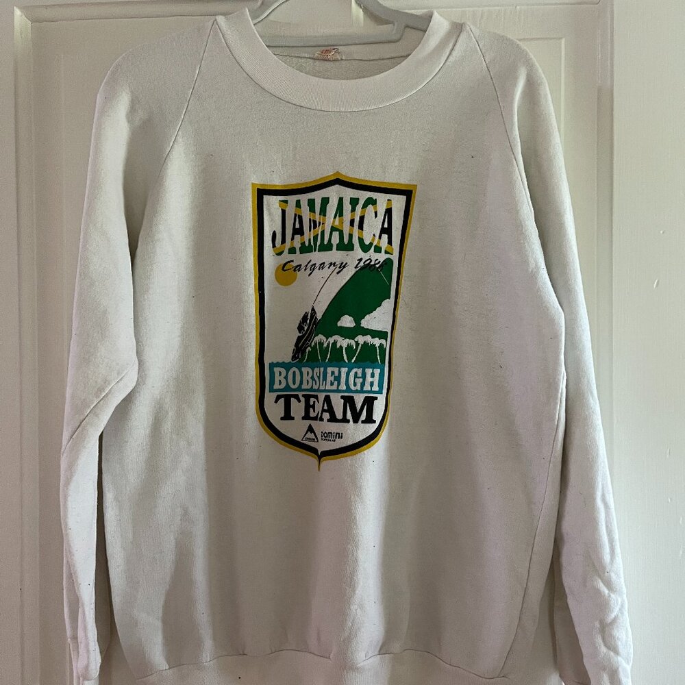 Vintage 1988 Olympics Jamaican Bobsled Team Sweatshirt